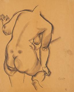 George Grosz - Akt.