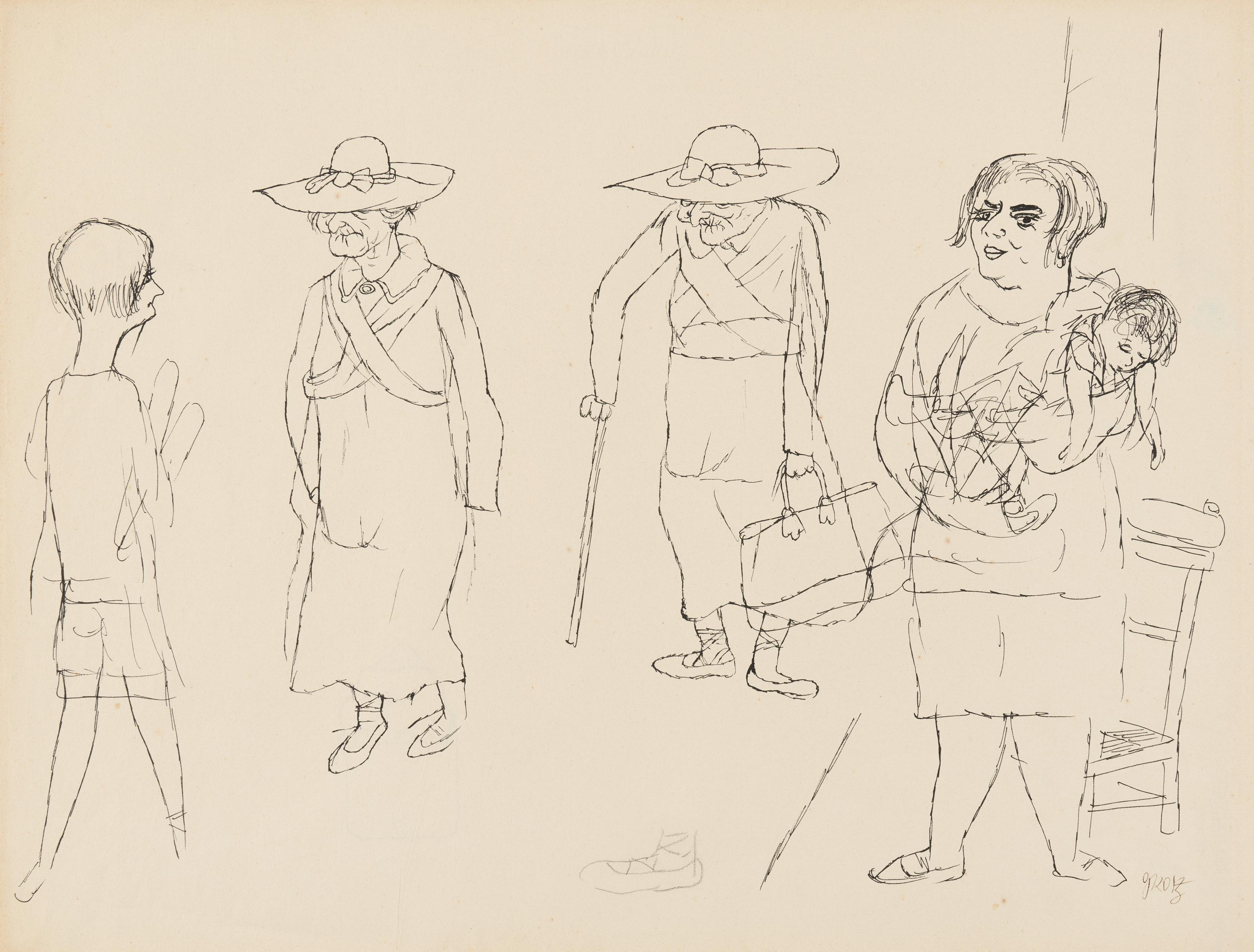 George Grosz - Aus Südfrankreich (Cassis sur Mer).