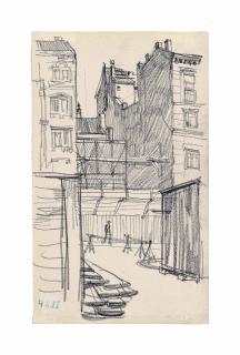 George Grosz - Berliner Mietshäuser