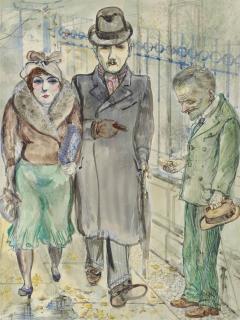 George Grosz - Bettler, Berlin