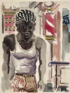 George Grosz - Black Man, New York