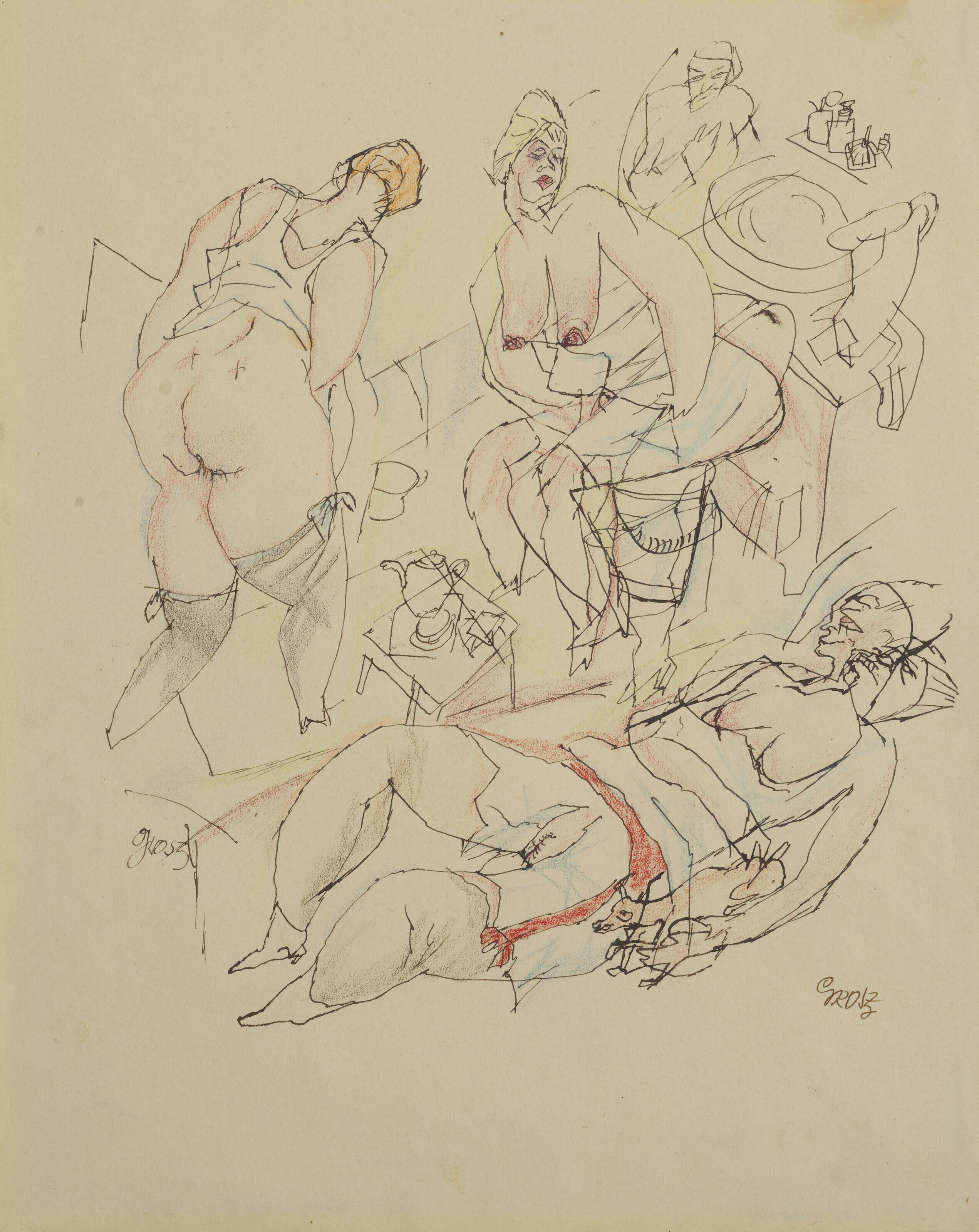 George Grosz - Boudoir
