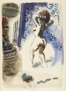 George Grosz - Burleske Tänzerin (Burlesque Dancer)