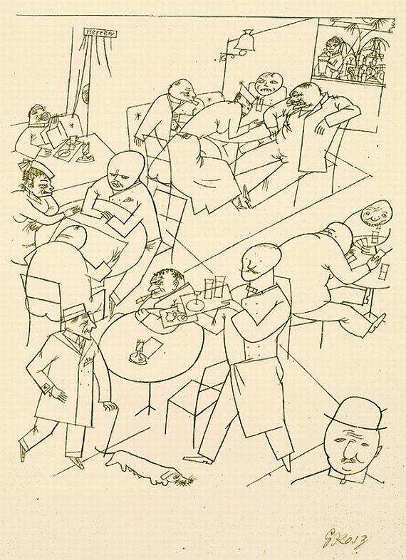 George Grosz - Café