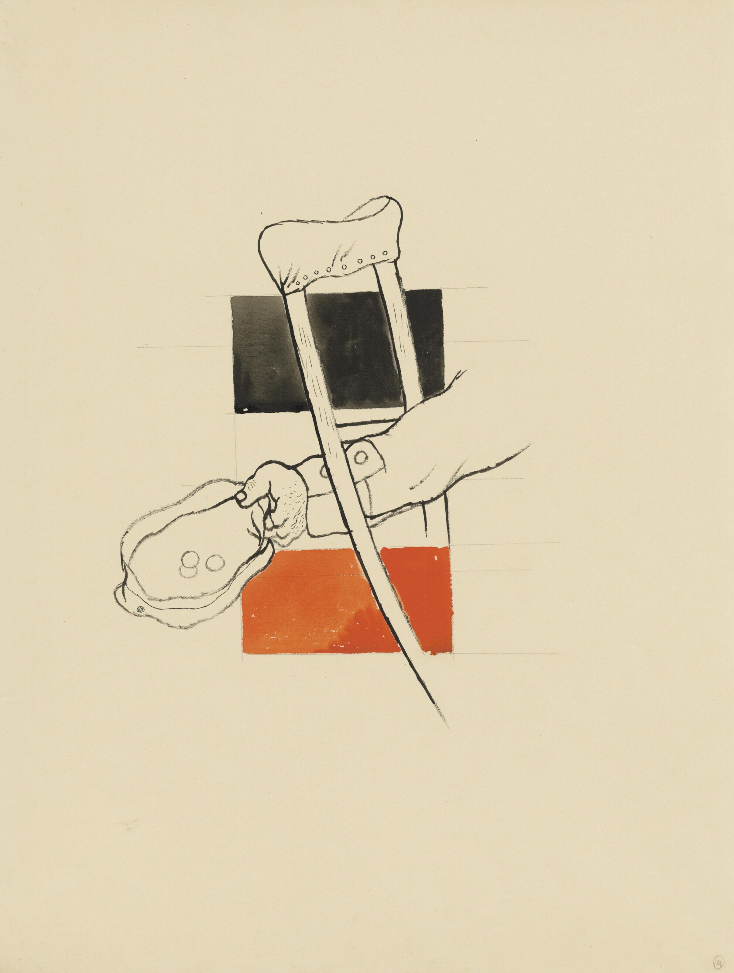 George Grosz - Der Dank des Vaterlandes (recto); Die Rutschbahn (verso)