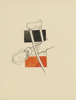 George Grosz - Der Dank des Vaterlandes (recto); Die Rutschbahn (verso)