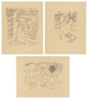 George Grosz - Eight Plates From: Erste George Grosz-Mappe