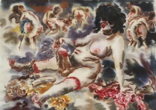 George Grosz - Erotic Scene
