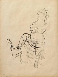 George Grosz - Erwachsenes Mädchen