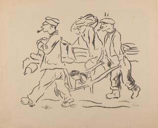 George Grosz - Fishermen from Pomerania