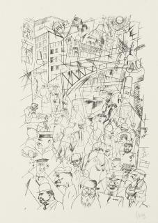 George Grosz - Five Plates, from \'Ecce Homo\'