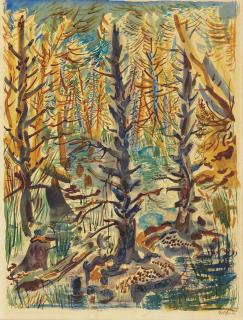 George Grosz - Garnet Lake, New York