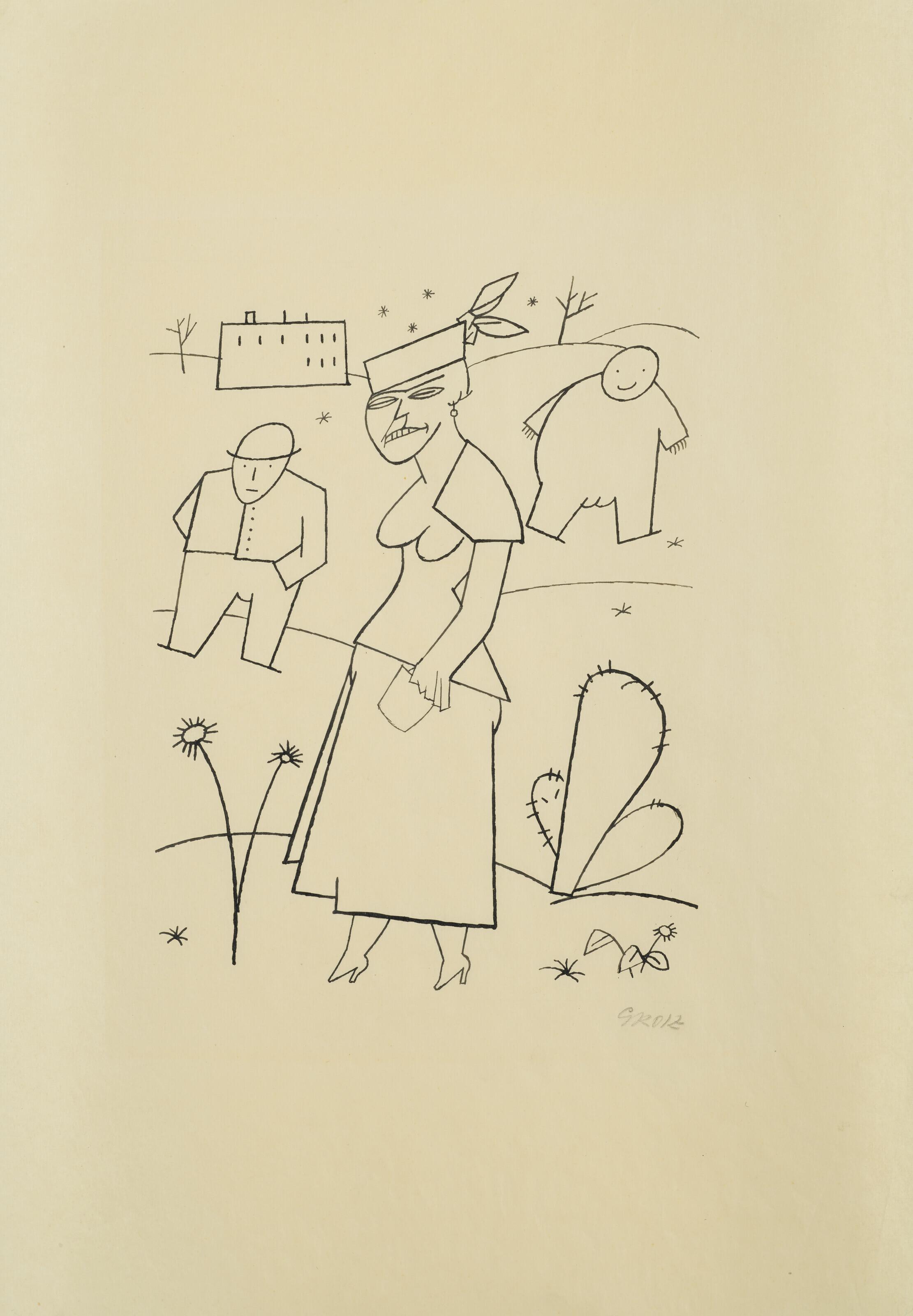 George Grosz - Gedicht und Gesänge