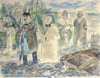 George Grosz - Grablegung (\'He was a great provider\')