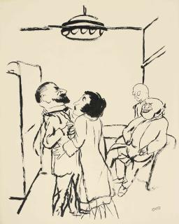 George Grosz - Liebeserklärung Der Dame An Kobes