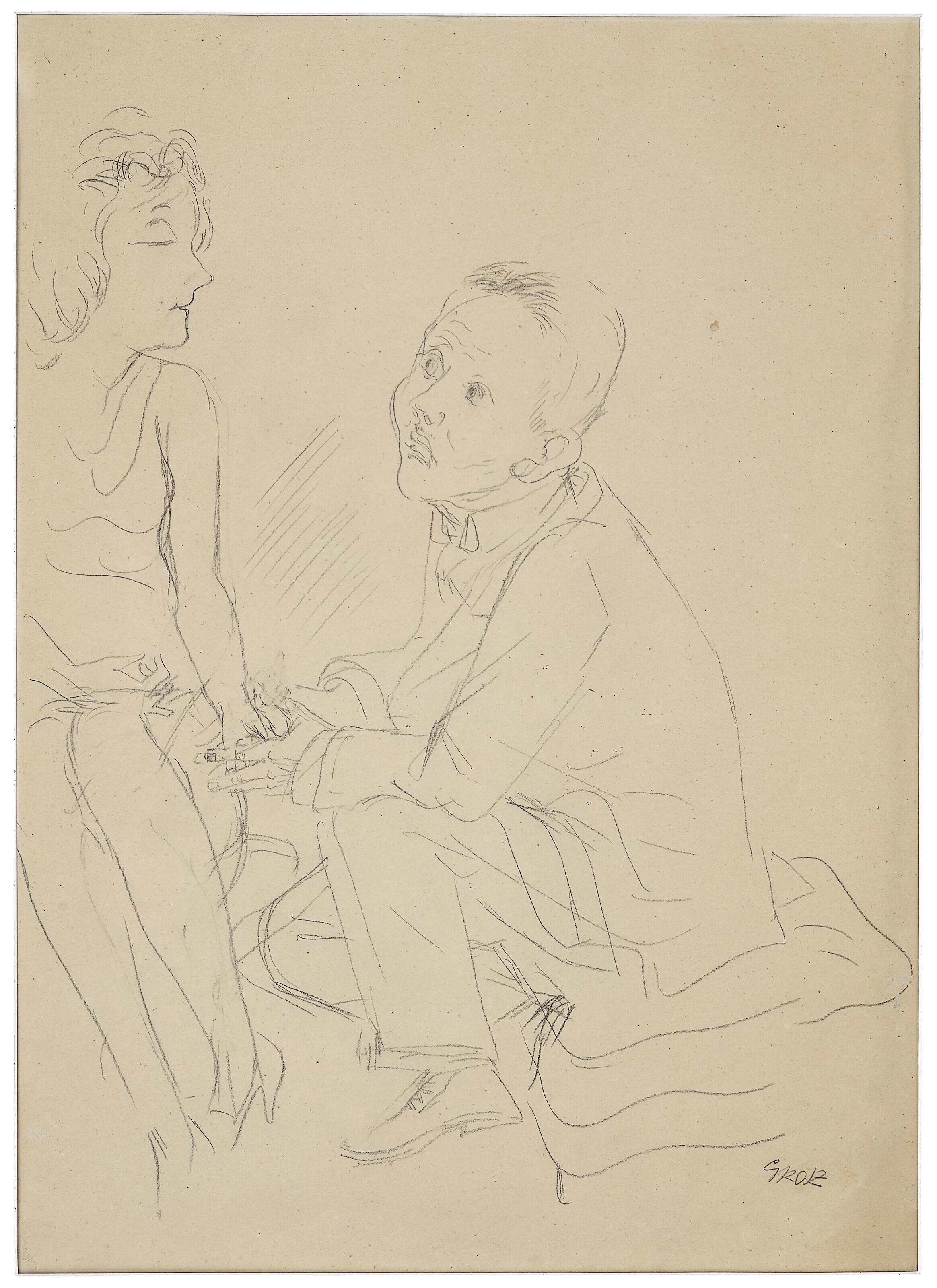 George Grosz - Liebespaar