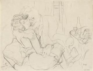 George Grosz - Liebespaar