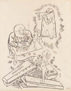 George Grosz - Lowen und Leoparden