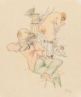 George Grosz - Meine Kegelbahn.