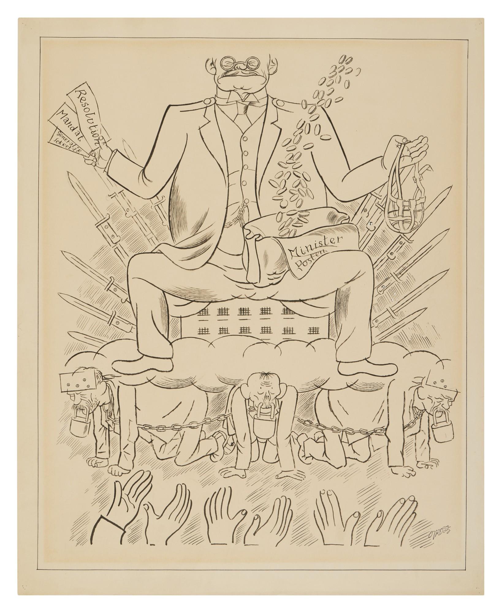 George Grosz - Minister