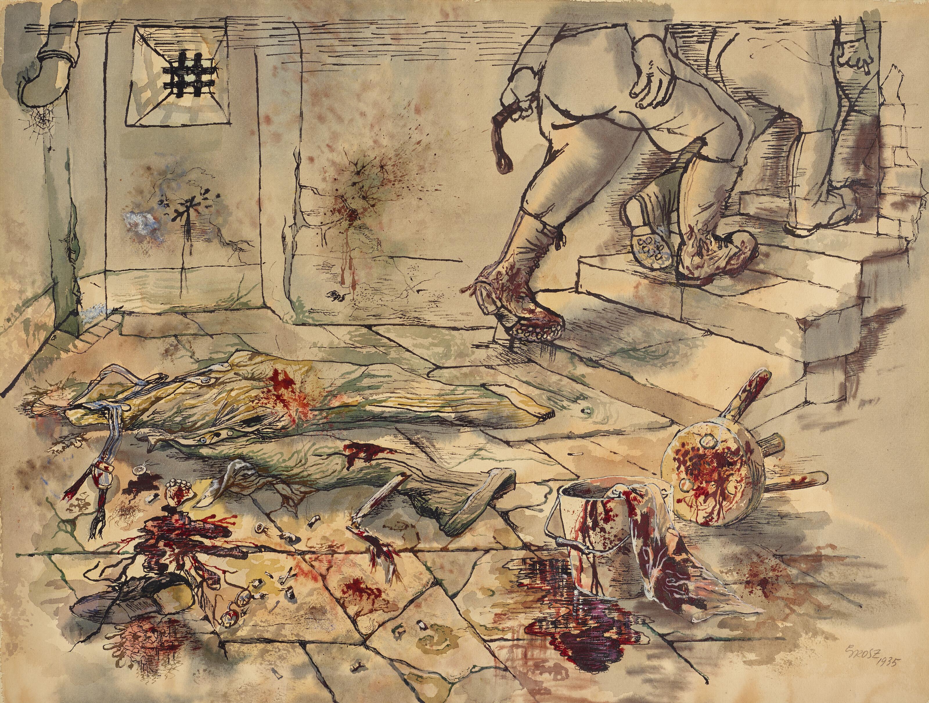 George Grosz - Nach dem Verhör