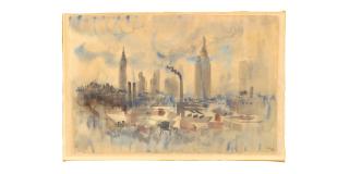 George Grosz - New York, Midtown Manhattan