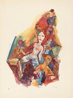 George Grosz - Niederkunft aus: Ecce homo