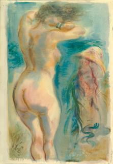 George Grosz - „Nude on the Beach“, Cape Cod (Akt am Strand, Cape Cod).