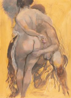 George Grosz - Ohne Titel (Paar)