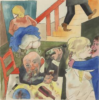 George Grosz - Orgie