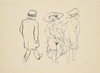 George Grosz - Promenade (Aus: Ecce Homo).
