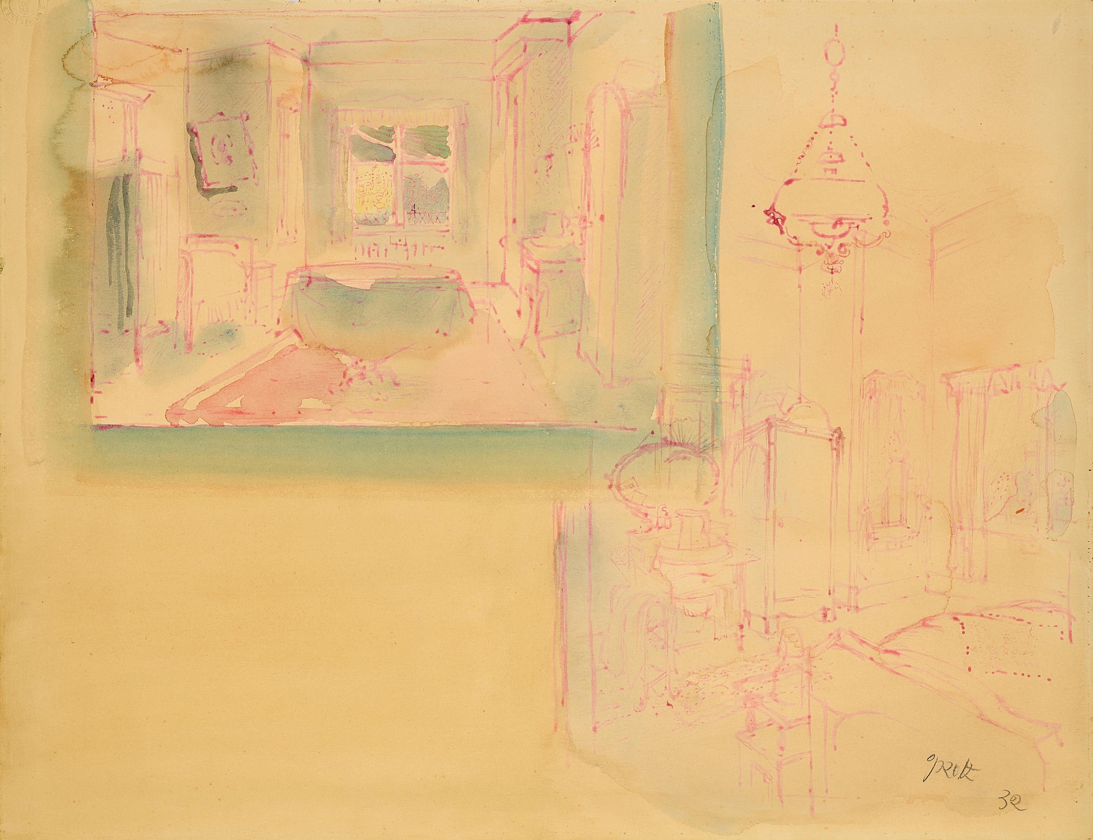 George Grosz - Set Design for the Film \