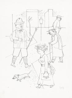 George Grosz - Six Plates, from \'Ecce Homo\'