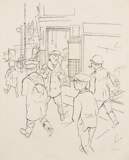 George Grosz - Strassenecke, Berlin