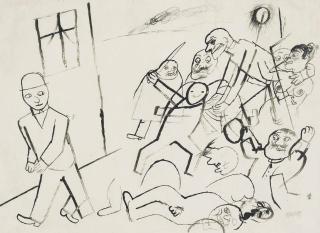George Grosz - Strassenszene