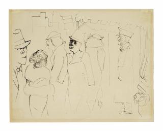 George Grosz - Street Scene, Manhattan