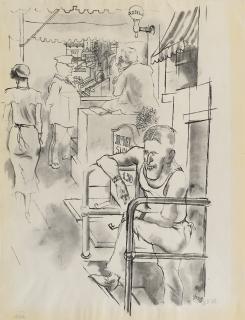 George Grosz - Street Scene, New York