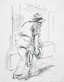 George Grosz - The Dead Cat in Beckman Place