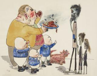 George Grosz - The Poor and the Rich