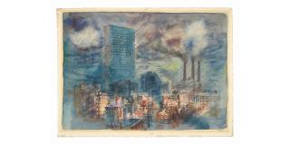 George Grosz - United Nations Secretariat Building