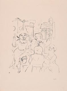 George Grosz - Verlobung (Aus: Ecce Homo).