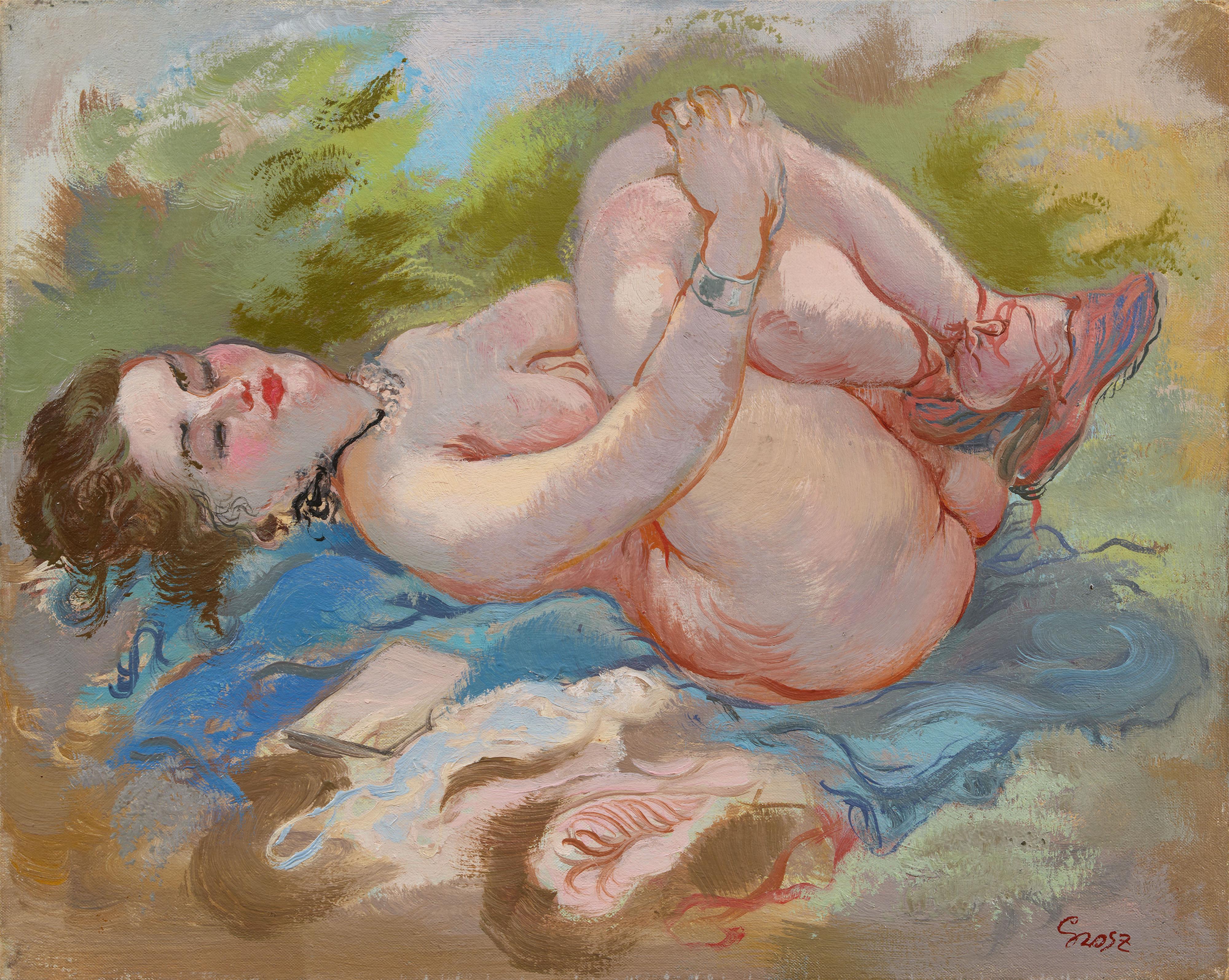 George Grosz - Weiblicher Akt