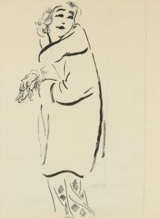 George Grosz - Woman In An Evening Gown