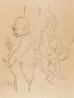 George Grosz - Zu Hause (Mammi und Pappi)