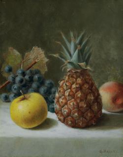 George Harvey - Still Life with Pineapple
