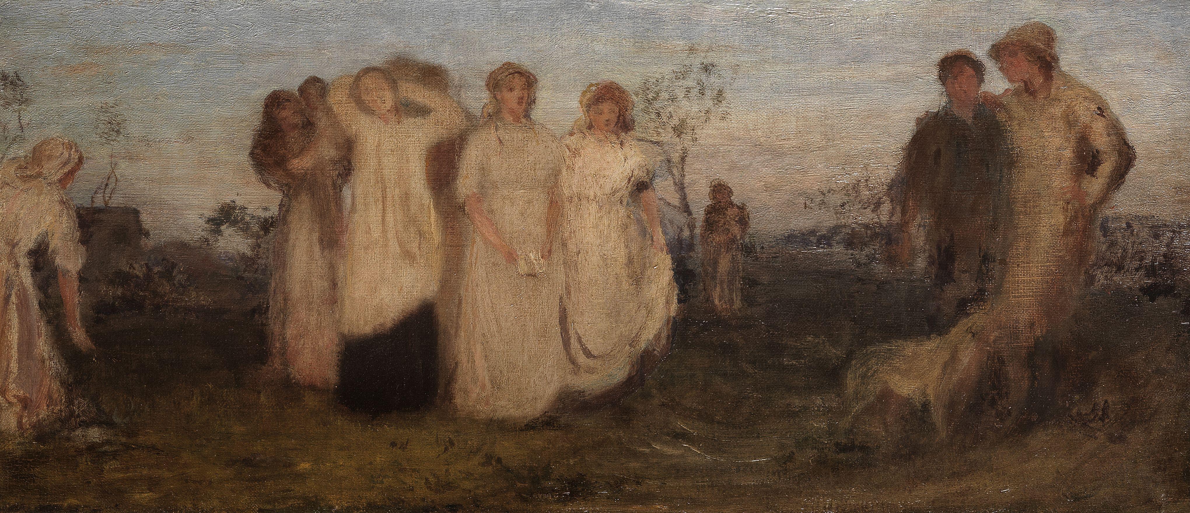 George Heming Mason - Sketch for The Evening Hymn