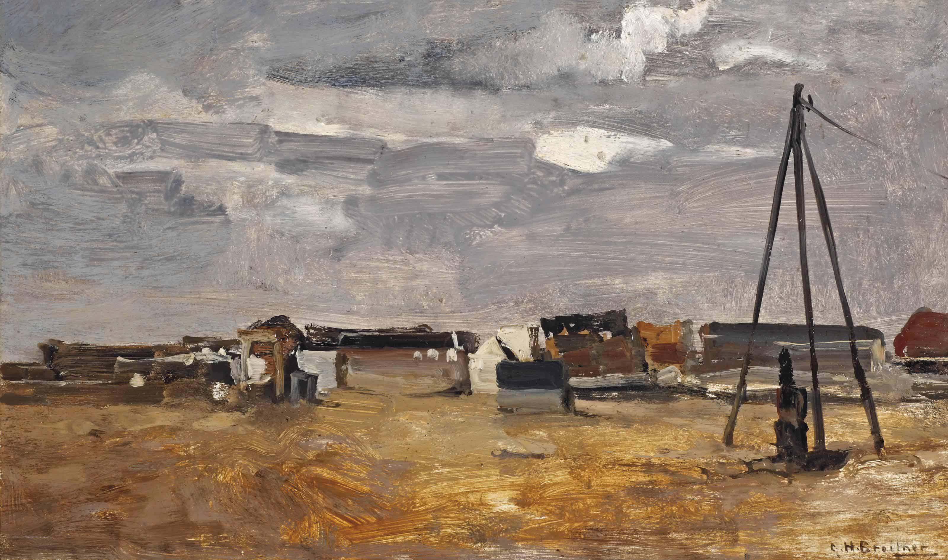 George Hendrik Breitner - A Construction Site, Amsterdam