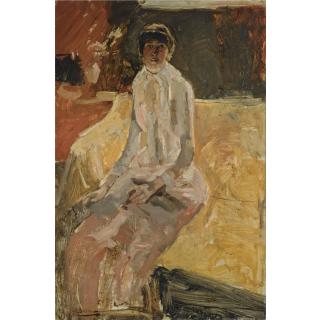 George Hendrik Breitner - Dutch A Seated Lady 