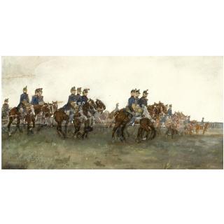 George Hendrik Breitner - Dutch Artillerie