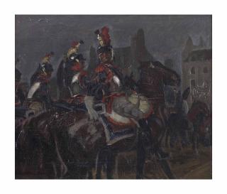 George Hendrik Breitner - French cuirassiers, Paris